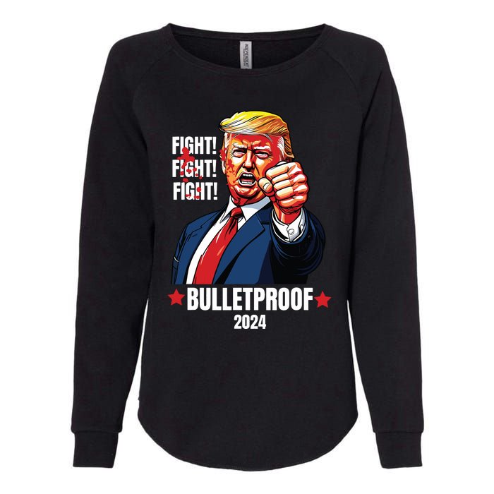 Trump Shot Bulletproof Bloody Ear Bleeding Butler Pa Trump Womens California Wash Sweatshirt