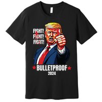 Trump Shot Bulletproof Bloody Ear Bleeding Butler Pa Trump Premium T-Shirt