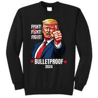 Trump Shot Bulletproof Bloody Ear Bleeding Butler Pa Trump Tall Sweatshirt