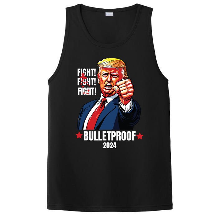 Trump Shot Bulletproof Bloody Ear Bleeding Butler Pa Trump PosiCharge Competitor Tank