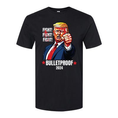 Trump Shot Bulletproof Bloody Ear Bleeding Butler Pa Trump Softstyle® CVC T-Shirt