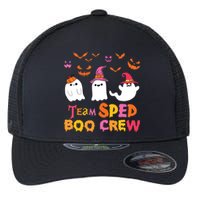 Team Sped Boo Crew Cute Ghost Halloween Costume Teacher Flexfit Unipanel Trucker Cap