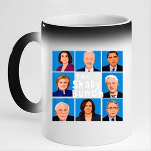 The Shady Bunch Anti Biden Obama Clinton Funny Vote Trump 11oz Black Color Changing Mug