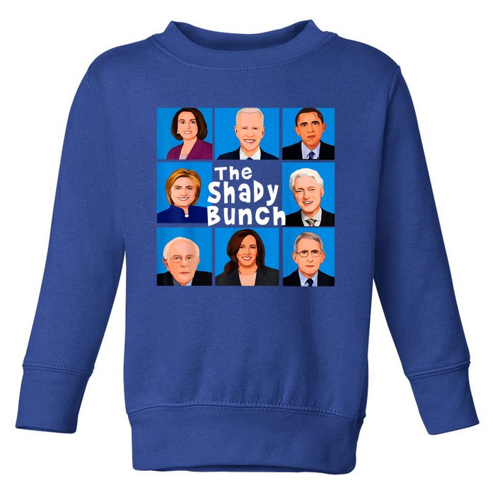 The Shady Bunch Anti Biden Obama Clinton Funny Vote Trump Toddler Sweatshirt