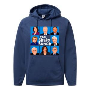 The Shady Bunch Anti Biden Obama Clinton Funny Vote Trump Performance Fleece Hoodie