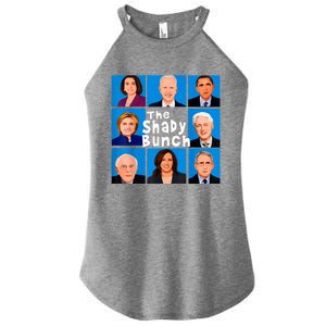 The Shady Bunch Anti Biden Obama Clinton Funny Vote Trump Women's Perfect Tri Rocker Tank