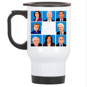 The Shady Bunch Anti Biden Obama Clinton Funny Vote Trump Stainless Steel Travel Mug