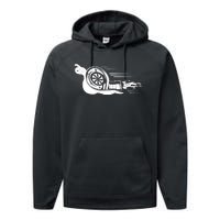 Turbo Snail Boosted Boost Turbro Performance Fleece Hoodie