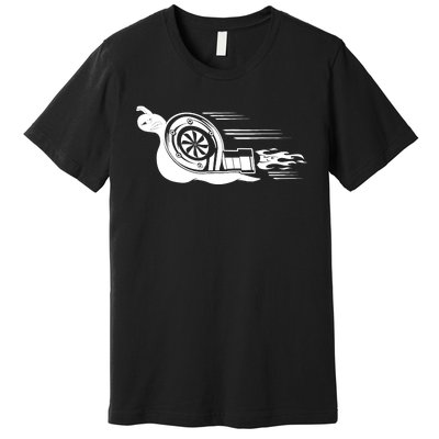 Turbo Snail Boosted Boost Turbro Premium T-Shirt