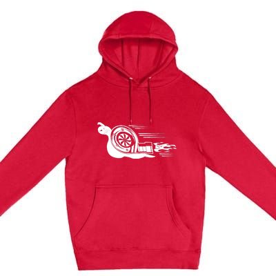 Turbo Snail Boosted Boost Turbro Premium Pullover Hoodie