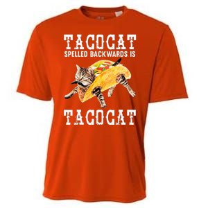 Tacocat Spelled Backward Is Taco Cat Cooling Performance Crew T-Shirt