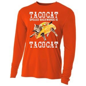 Tacocat Spelled Backward Is Taco Cat Cooling Performance Long Sleeve Crew