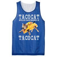 Tacocat Spelled Backward Is Taco Cat Mesh Reversible Basketball Jersey Tank