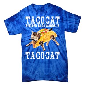 Tacocat Spelled Backward Is Taco Cat Tie-Dye T-Shirt