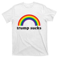 Trump Sucks Big Rainbow Anti Trump 2024 Election Lgbt Gay T-Shirt