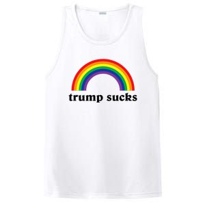 Trump Sucks Big Rainbow Anti Trump 2024 Election Lgbt Gay PosiCharge Competitor Tank