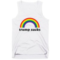 Trump Sucks Big Rainbow Anti Trump 2024 Election Lgbt Gay Tank Top