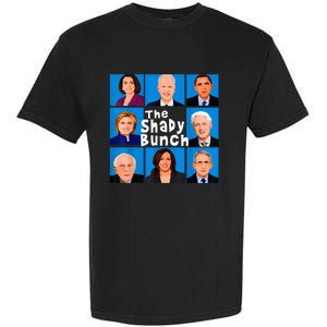 The Shady Bunch Anti Biden Obama Clinton Funny Vote Trump Garment-Dyed Heavyweight T-Shirt