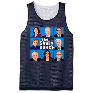 The Shady Bunch Anti Biden Obama Clinton Funny Vote Trump Mesh Reversible Basketball Jersey Tank