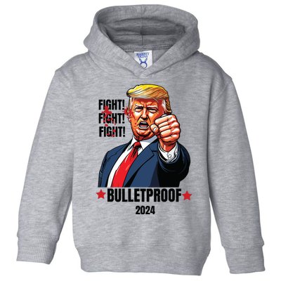 Trump Shot Bulletproof Bloody Ear Bleeding Butler Pa Trump Toddler Hoodie