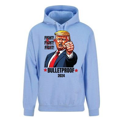 Trump Shot Bulletproof Bloody Ear Bleeding Butler Pa Trump Unisex Surf Hoodie