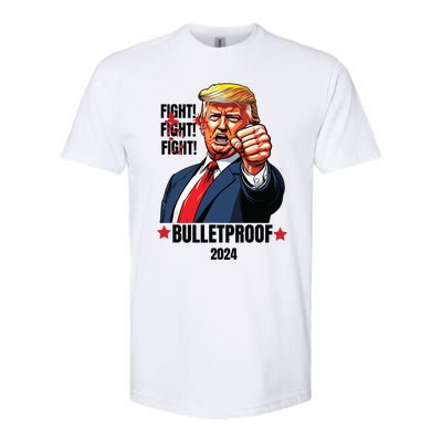 Trump Shot Bulletproof Bloody Ear Bleeding Butler Pa Trump Softstyle CVC T-Shirt