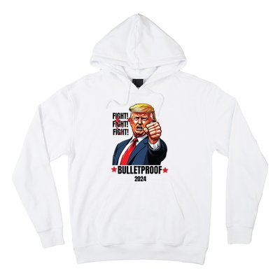 Trump Shot Bulletproof Bloody Ear Bleeding Butler Pa Trump Hoodie