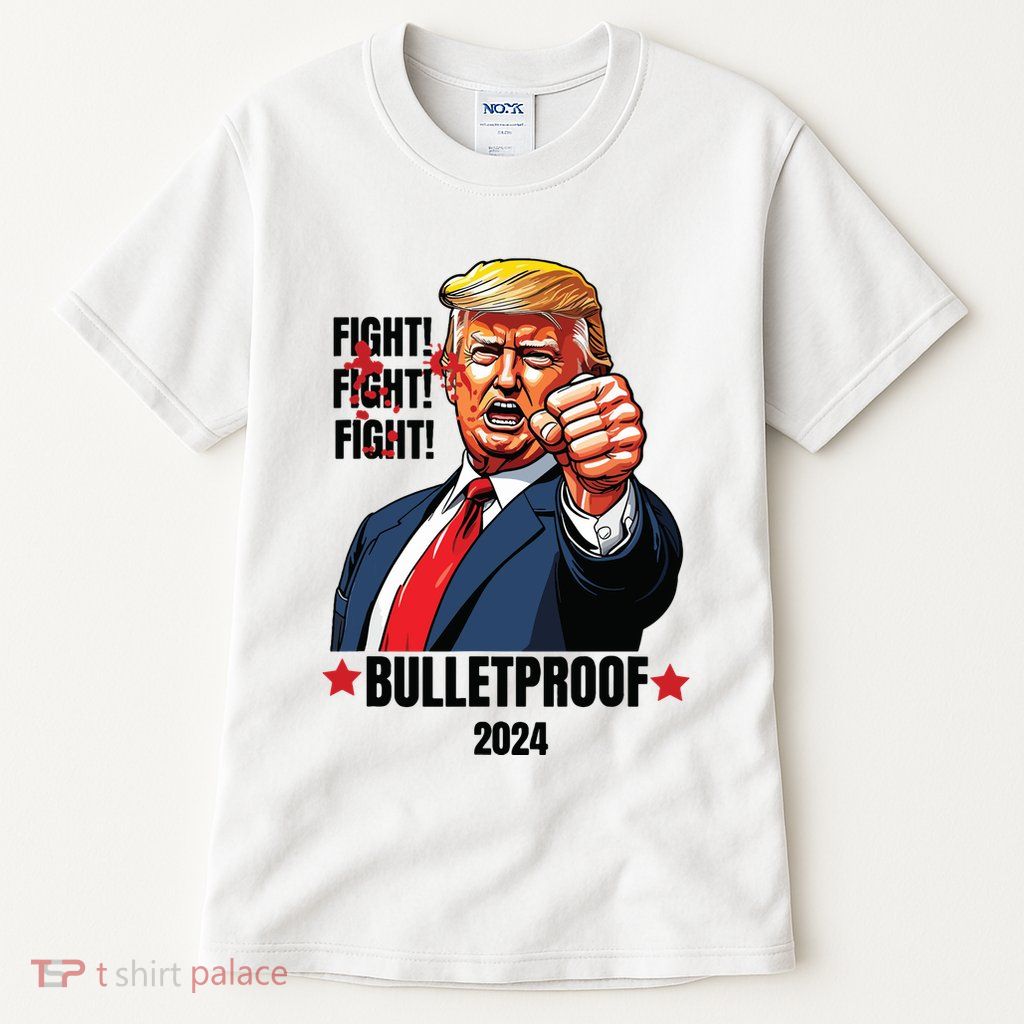 Trump Shot Bulletproof Bloody Ear Bleeding Butler Pa Trump Tall T-Shirt