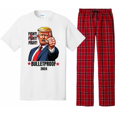 Trump Shot Bulletproof Bloody Ear Bleeding Butler Pa Trump Pajama Set