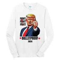 Trump Shot Bulletproof Bloody Ear Bleeding Butler Pa Trump Tall Long Sleeve T-Shirt