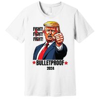 Trump Shot Bulletproof Bloody Ear Bleeding Butler Pa Trump Premium T-Shirt