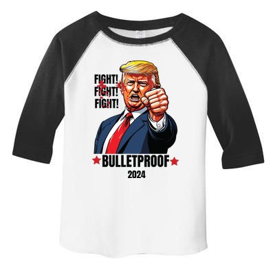 Trump Shot Bulletproof Bloody Ear Bleeding Butler Pa Trump Toddler Fine Jersey T-Shirt