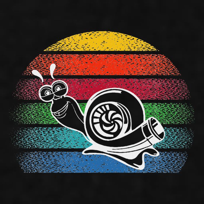 Turbo Snail Boost Racing Team Car Engine Steam Punk Style Ladies PosiCharge Tri-Blend Wicking Tank