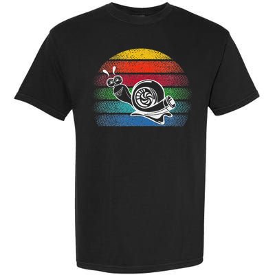 Turbo Snail Boost Racing Team Car Engine Steam Punk Style Garment-Dyed Heavyweight T-Shirt