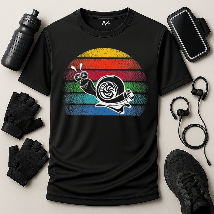 Turbo Snail Boost Racing Team Car Engine Steam Punk Style Performance Shirt
