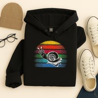 Turbo Snail Boost Racing Team Car Engine Steam Punk Style Hoodie