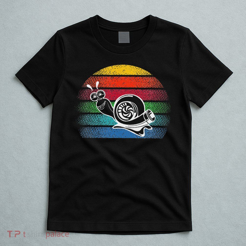 Turbo Snail Boost Racing Team Car Engine Steam Punk Style T-Shirt