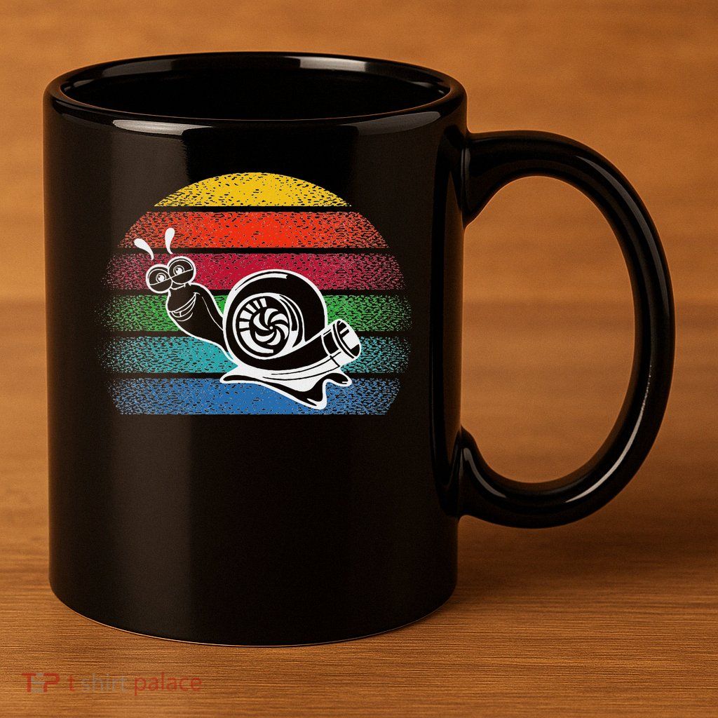 Turbo Snail Boost Racing Team Car Engine Steam Punk Style 11oz C Handle Ceramic Mug
