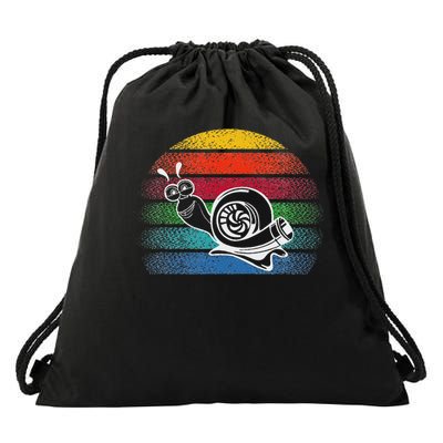 Turbo Snail Boost Racing Team Car Engine Steam Punk Style Drawstring Bag