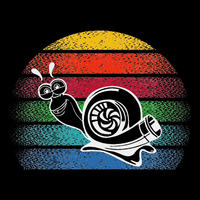 Turbo Snail Boost Racing Team Car Engine Steam Punk Style Drawstring Bag