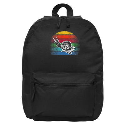 Turbo Snail Boost Racing Team Car Engine Steam Punk Style 16 in Basic Backpack