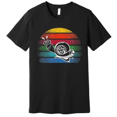 Turbo Snail Boost Racing Team Car Engine Steam Punk Style Premium T-Shirt