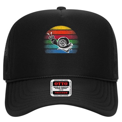 Turbo Snail Boost Racing Team Car Engine Steam Punk Style Trucker Hat