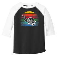 Turbo Snail Boost Racing Team Car Engine Steam Punk Style Toddler Fine Jersey T-Shirt