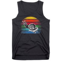 Turbo Snail Boost Racing Team Car Engine Steam Punk Style Tank Top