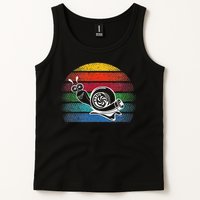 Turbo Snail Boost Racing Team Car Engine Steam Punk Style Tank Top