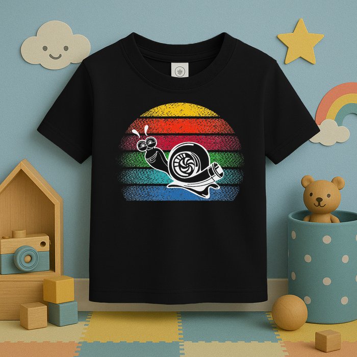 Turbo Snail Boost Racing Team Car Engine Steam Punk Style Toddler T-Shirt