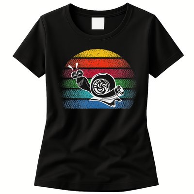 Turbo Snail Boost Racing Team Car Engine Steam Punk Style Womens T-Shirt