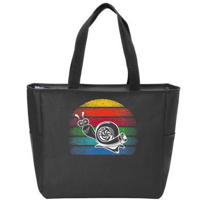 Turbo Snail Boost Racing Team Car Engine Steam Punk Style Zip Tote Bag