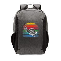 Turbo Snail Boost Racing Team Car Engine Steam Punk Style Vector Backpack